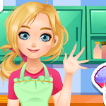 Hry pre dievčatá Blonde Sofia Cupcake